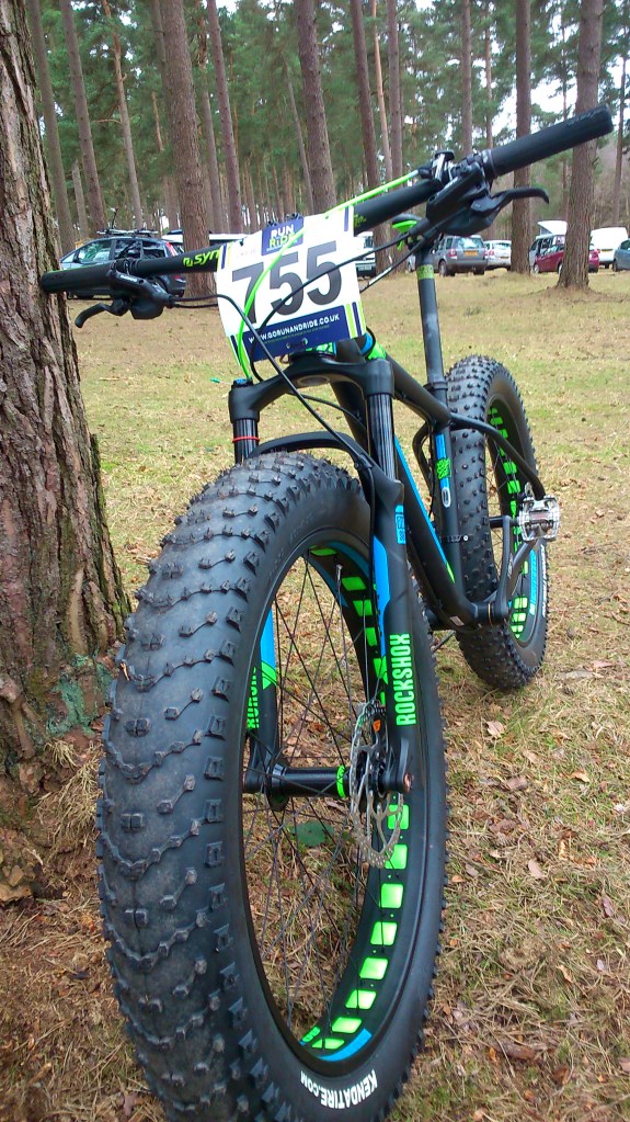 the Scott Big Ed 'race' bike. Not exactly Arse-up Head-down...